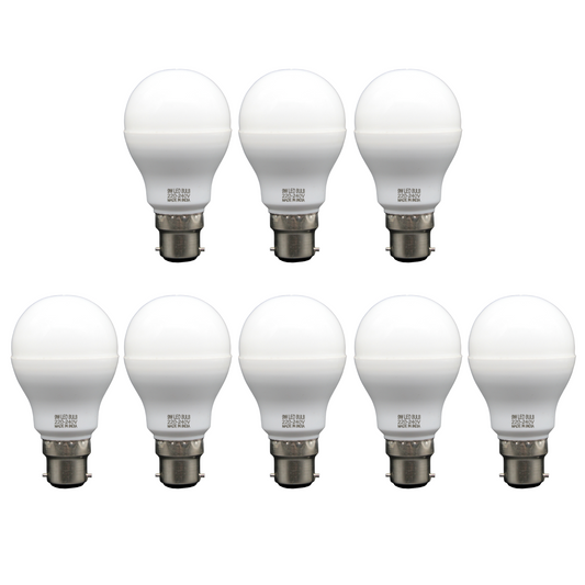 9 Watt LED Bulb (Cool Day White) - Pack of 8