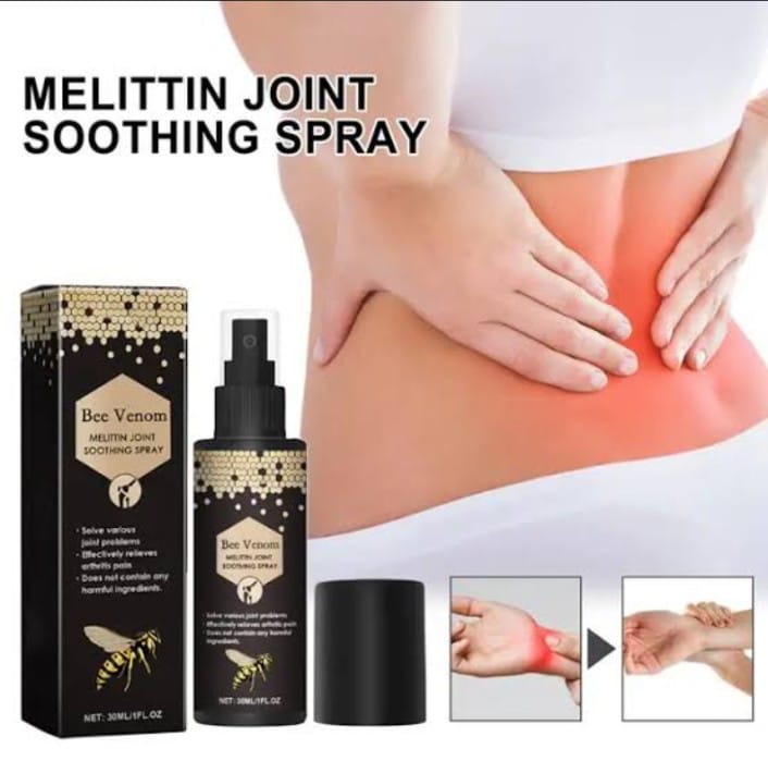 Bee Venom Melittin Joint Soothing Spray Relieve Pain And Swelling Nourish Joints Improve Flexibility Pain Relieving For Joint Lumbar Shoulder And Neck Body Care Joint Care Spray Joint Pain Relief Joint Repair Health Care Product 3ml