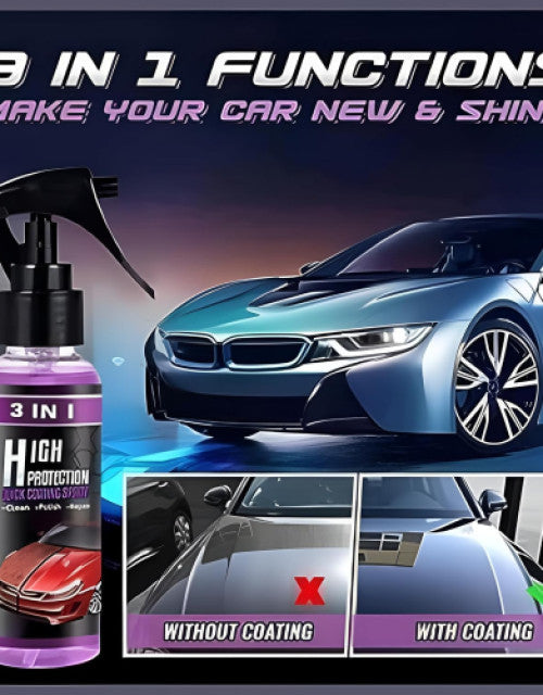 3 In 1 High Multipurpose Liquid Car & Bike Polish (Pack of 2)