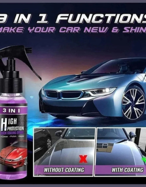 Polishes and Shine Car 3 in 1 High Protection Quick Car Coating Spray