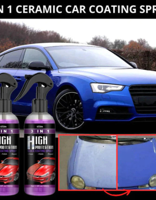 Polishes and Shine Car 3 in 1 High Protection Quick Car Coating Spray